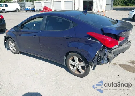 2011 Hyundai Elantra Gls из США, поврежденный, VIN 5NPDH4AE6BH025258